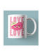 Love Love Love Becher Keramik