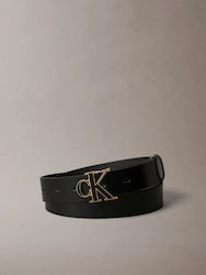 Calvin Klein Кожена Дамски Колан Черен