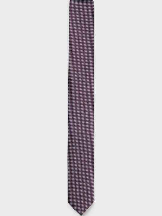 Hugo Men's Tie Silk in Brown Color