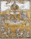 Lebensspendende Quelle Silberne Heiligenikone mit Goldüberzug 25x20cm