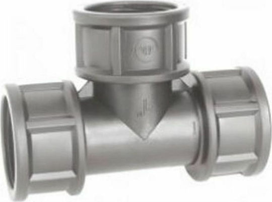 Palaplast 3611/0111 T Shaped Connector Pipe Drip Irrigation Fittings Female Thread 13x13x13mm 1 2"x1 2"x1 2"