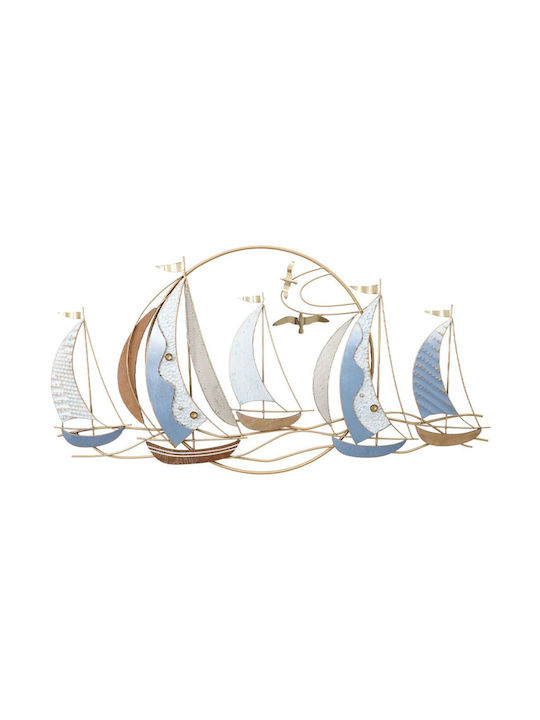 Marhome Gold Wall Decor Made of Metal 113.7x4.4x59.1cm