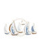 Marhome Gold Wall Decor Made of Metal 113.7x4.4x59.1cm