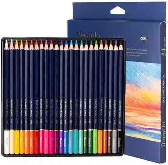 Finenolo Colored Pencils 24 Colors Deli