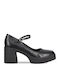Pantofi cu toc cu Curea Negre