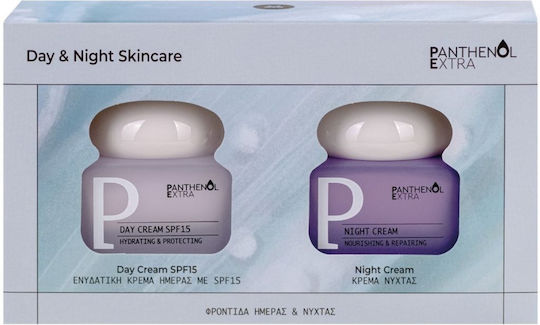 Panthenol Extra Day & Night Skincare Skin Care Set for Moisturizing 2pcs