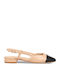 Capodarte Damen Ballerinas Slingback Beigen