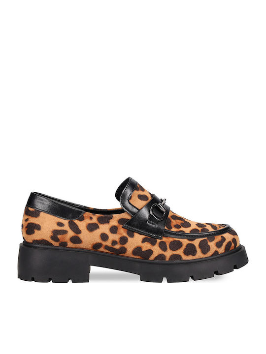 Γυναικεία Loafers σε Καφέ Χρώμα