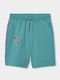 Kinder-Shorts/Bermudas Stoff Turquoise