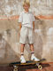 Kids' Shorts/Bermudas Fabric Beige