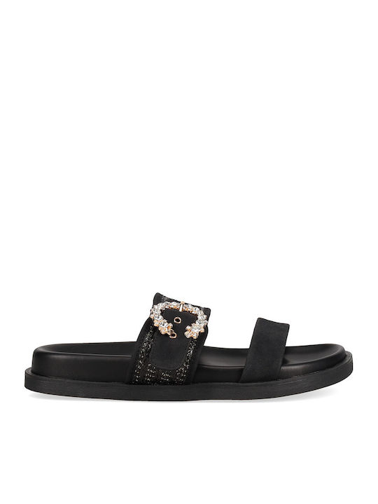 Migato Flache Sandalen für Damen in Schwarz Farbe