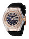 TechnoMarine Cruise Γυναικείο Ρολόι 40mm Μπαταρίας με Μαύρο Καουτσούκ Λουράκι