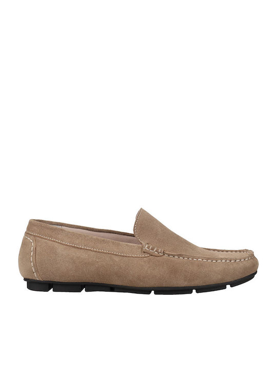 Migato Men's Leather Loafers Brown