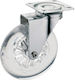 Finetto Furniture Wheel made of Metal Διαφανη