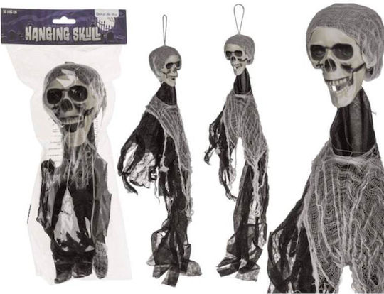 Hängendes Dekoratives Schädel 50 X 85 Cm Halloween Karnevalsaccessoires