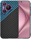 Techsuit Umschlag Rückseite Schwarz (Huawei Pura 70)