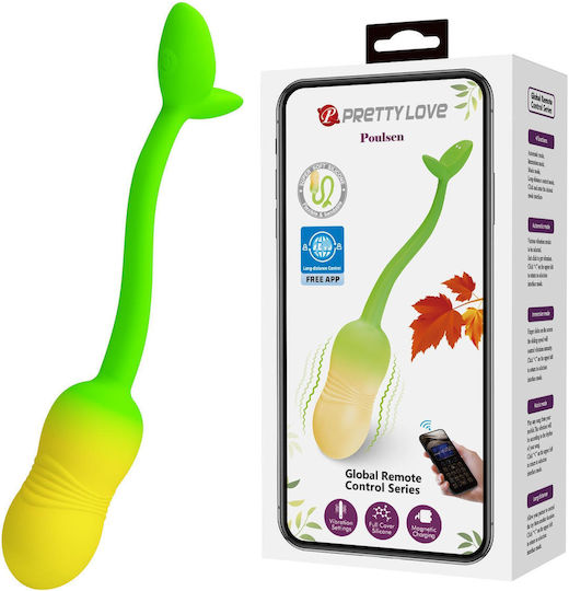 Pretty Love Poulsen App-controlled Δονητής Egg με Απομακρυσμένο Έλεγχο 17.7cm