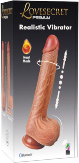 Lovesecret Realistic Vibrator cu Telecomandă 21.5cm Flesh