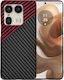 Motorola Edge 50 Ultra Techsuit Carbonite Fibershell Schwarz Rot