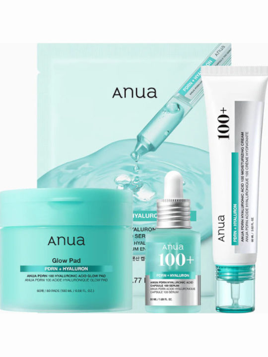 Anua PDRN Deep Hydrating Essential Hautpflegeset für Feuchtigkeitsspendend & Aufhellung