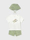 Kinder-Set mit Shorts Sommer 2Stück Green