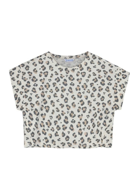 Mayoral Kinderhemd Kurzarm Beige
