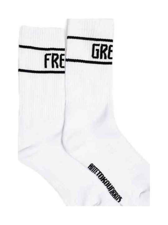AntetokounBros Bărbați Șosete White 1Pachet