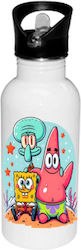 Kinder Trinkflasche Bob der Baumeister 600ml Weiß