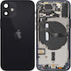 Capac Baterie Apple iPhone 12 Mini Carcasă Mijlocie Negru Piesă de Schimb