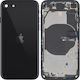 Κάλυμμα Μπαταρίας Apple Iphone Se 2022 Μεσαίο Περίβλημα Μαύρο Μεσάνυχτα Ανταλλαγή