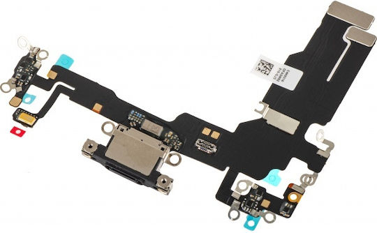 Порт За Зареждане Микрофон Apple iPhone 15 Band Черен