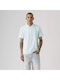 Polo Short Sleeve Blouse Light Blue