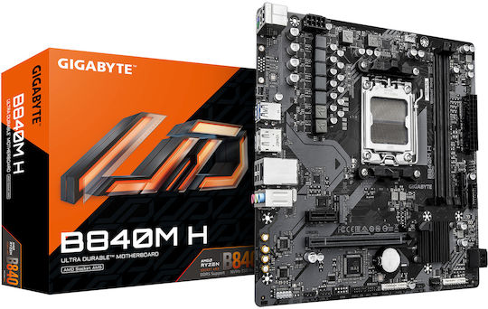 Gigabyte B840M H Mainboard Micro ATX mit AMD AM5 Sockel