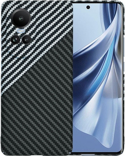 Oppo Reno10 Reno10 Pro Techsuit Carbonite Fibershell Mobile Phone Case Black Grey