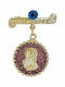 Mertzios.gr Child Safety Pin Talisman with Icon of the Virgin Mary for Girl
