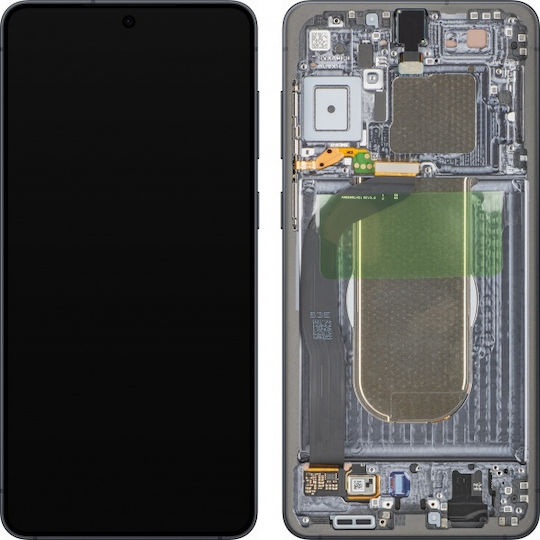 Samsung Οθόνη mit Touch-Mechanismus und Rahmen für Samsung Galaxy S25 Edge S937 (Schwarz)