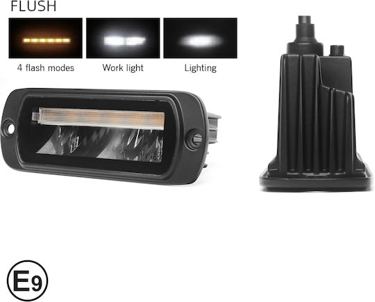 Far Auto În Formă De Bară LED 10 - 30V 3W Cu Iluminare Albă 1 Bucată