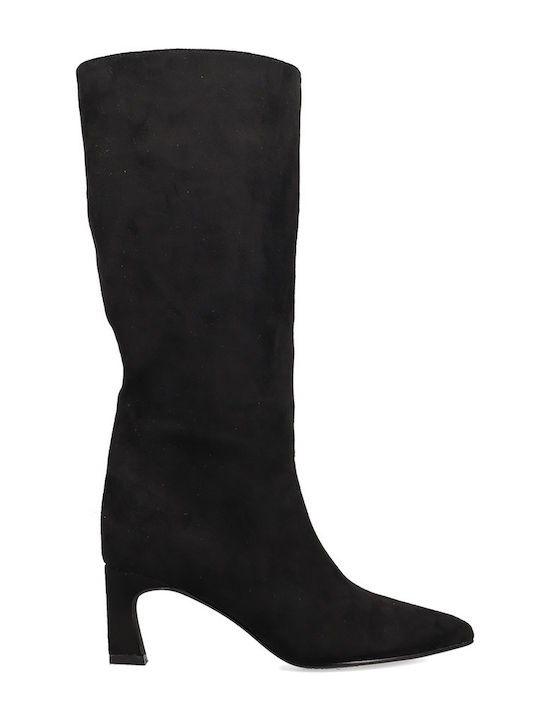 Migato Suede Women's Boots with Zipper Black