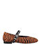 Silia D Wildleder Damen Ballerinas Braune