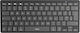 Inateck Ultra Slim Ασύρματο Bluetooth Πληκτρολόγιο για Tablet Αγγλικό US Γκρι