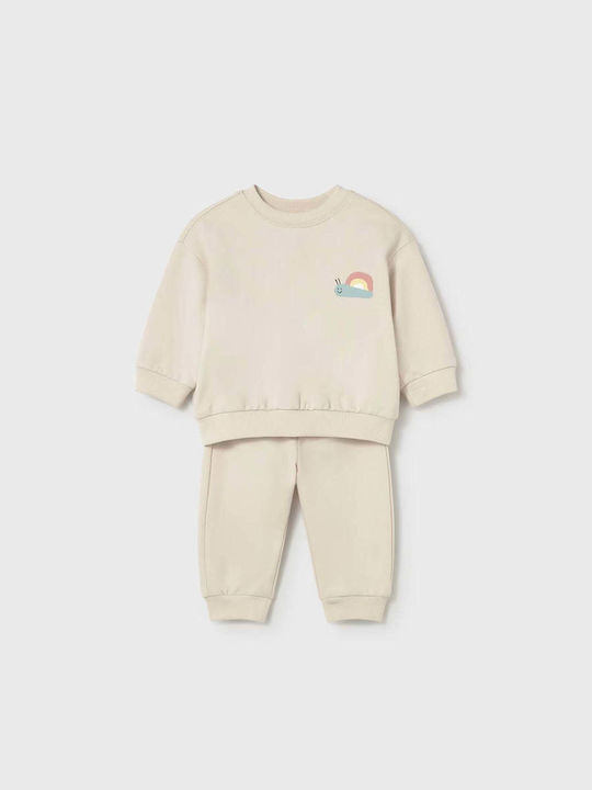 Set pentru copii cu pantaloni Iarnă 2buc Beige