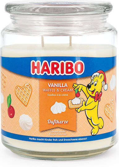 Haribo Lumânare Aromatică în Borcan cu Miros de Vanilie