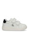 Παιδικά Sneakers με Σκρατς Λευκά