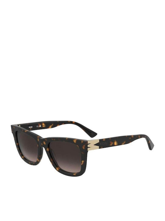 Moschino Unisex Sunglasses with Brown Frame and...
