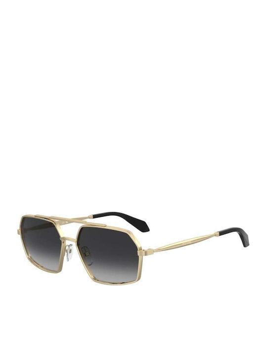Moschino Unisex Sunglasses with Pink Metallic Frame and Pink Lens MOS210/S 000/9O