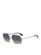 Moschino Unisex Sunglasses With Silver Metallic Frame And Silver Mirror Lens MOS210/S 010/IE