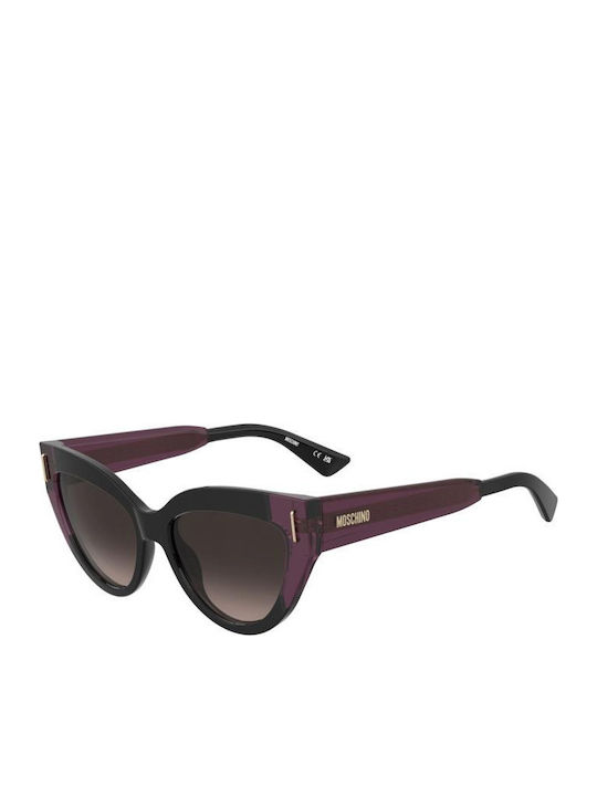 Moschino Unisex Sunglasses with Black Frame and...