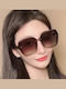 King Unisex Sunglasses with Pink Frame and Brown Polarized Lens SUNKI345-SN003