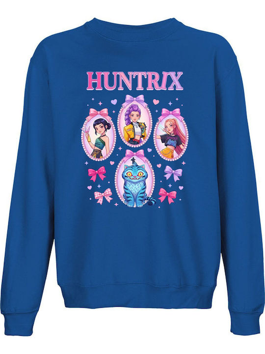 kirikoko Kinder-Sweatshirt Royal Blue Huntrix V...