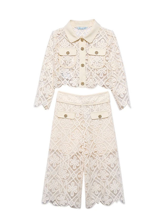 Kids' Pants Beige